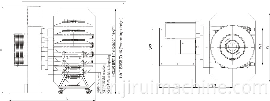 Automatic Lifting Hopper Blender